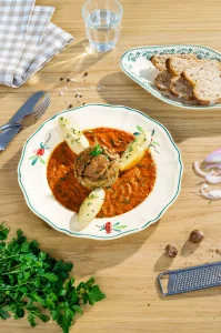 Gâteaux de foie de volaille et quenelles